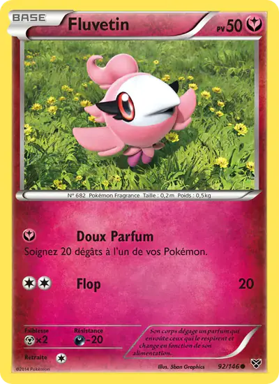 Image de la carte Pokemon Fluvetin 92/146