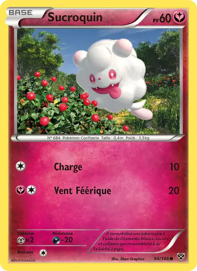 Image de la carte Pokemon Sucroquin 94/146