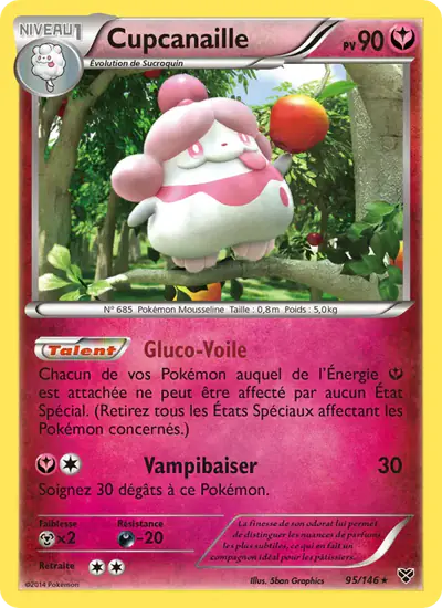 Image de la carte Pokemon Cupcanaille 95/146