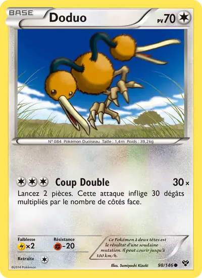Image de la carte Pokemon Doduo 98/146
