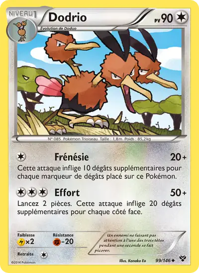 Image de la carte Pokemon Dodrio 99/146