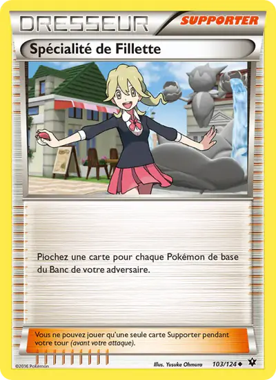 Image de la carte Pokemon Spécialité de Fillette 103/124