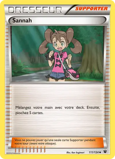 Image de la carte Pokemon Sannah 111/124