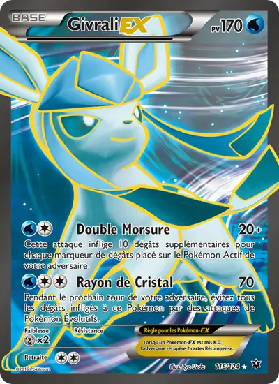 Image de la carte Pokemon Givrali EX 116/124