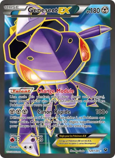 Image de la carte Pokemon Genesect EX 120/124