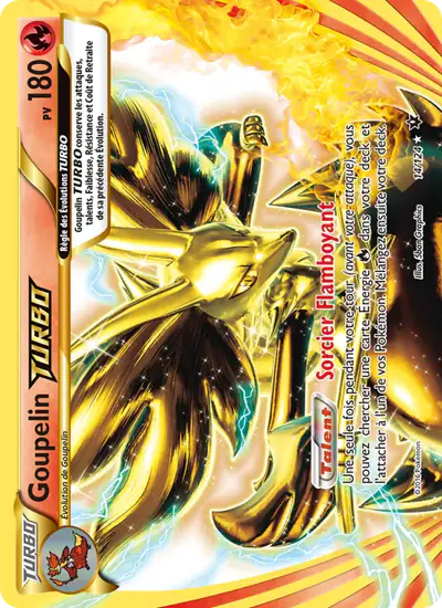 Image de la carte Pokemon Goupelin TURBO 14/124
