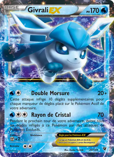 Image de la carte Pokemon Givrali EX 20/124