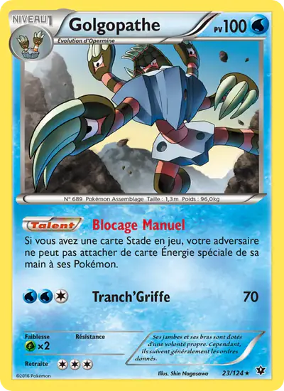 Image de la carte Pokemon Golgopathe 23/124