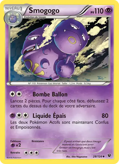 Image de la carte Pokemon Smogogo 28/124
