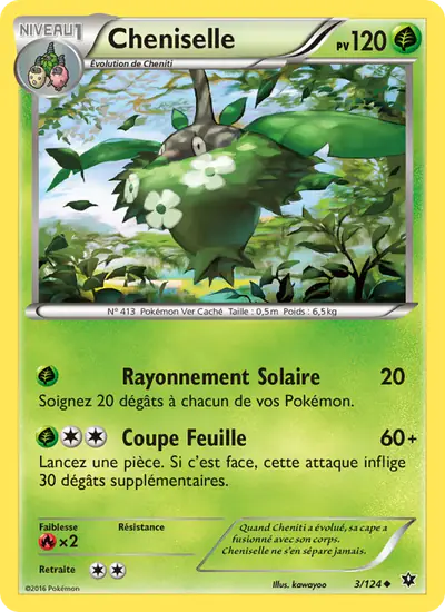 Image de la carte Pokemon Cheniselle 3/124