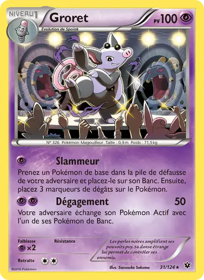 Image de la carte Pokemon Groret 31/124