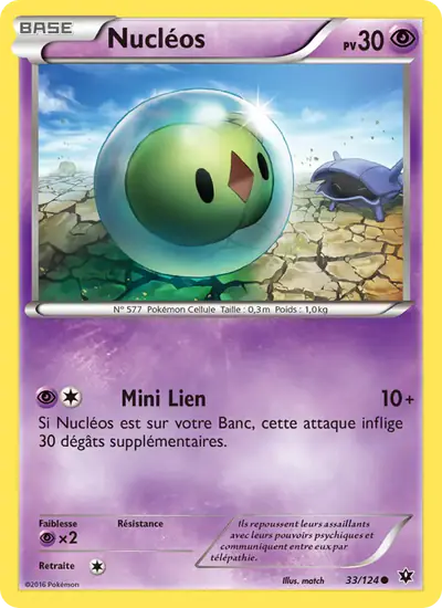 Image de la carte Pokemon Nucléos 33/124