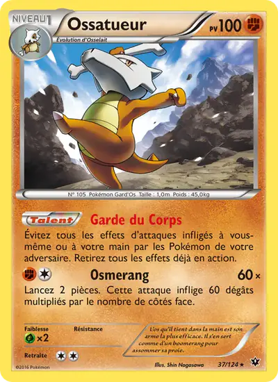 Image de la carte Pokemon Ossatueur 37/124