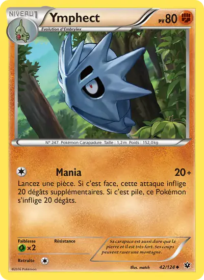 Image de la carte Pokemon Ymphect 42/124