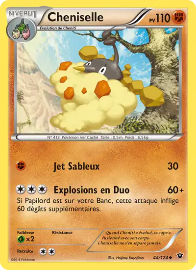 Image de la carte Pokemon Cheniselle 44/124