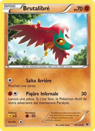 Image de la carte Pokemon Brutalibré 48/124