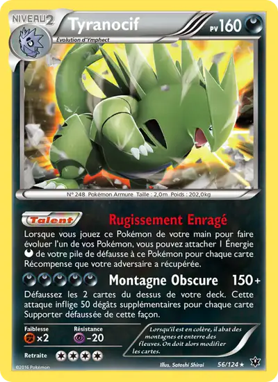 Image de la carte Pokemon Tyranocif 56/124