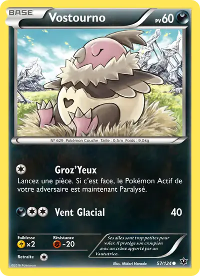 Image de la carte Pokemon Vostourno 57/124
