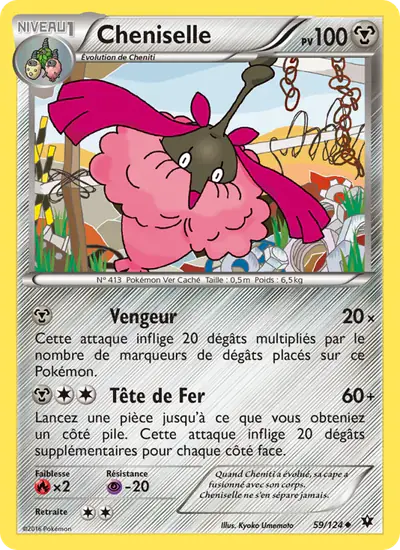 Image de la carte Pokemon Cheniselle 59/124