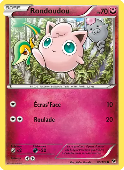 Image de la carte Pokemon Rondoudou 65/124