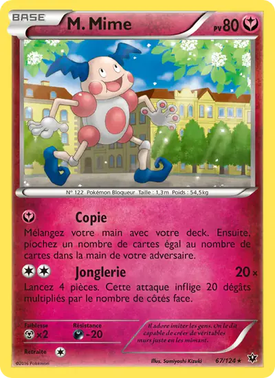 Image de la carte Pokemon M. Mime 67/124