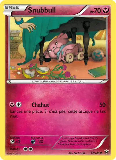 Image de la carte Pokemon Snubbull 68/124