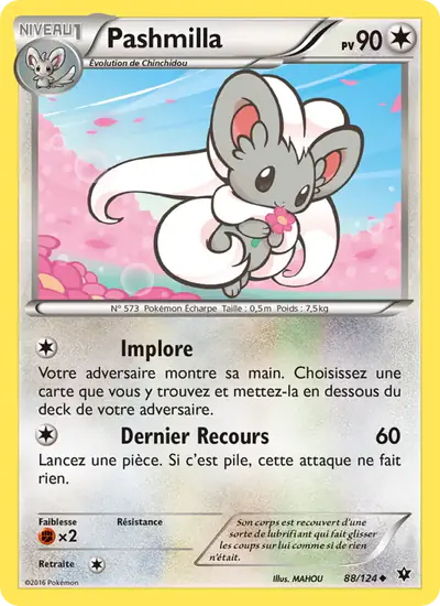 Image de la carte Pokemon Pashmilla 88/124