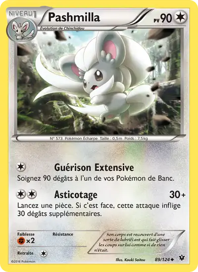 Image de la carte Pokemon Pashmilla 89/124