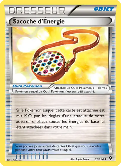 Image de la carte Pokemon Sacoche d'Énergie 97/124