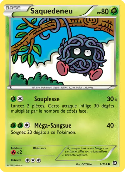 Image de la carte Pokemon Saquedeneu 1/114