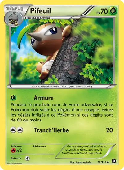 Image de la carte Pokemon Pifeuil 10/114