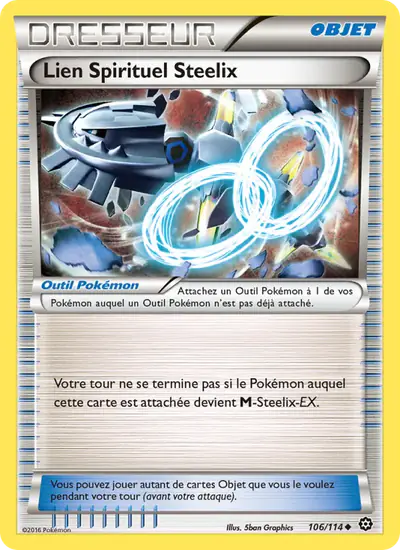 Image de la carte Pokemon Lien Spirituel Steelix 106/114