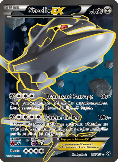 Image de la carte Pokemon Steelix EX 108/114