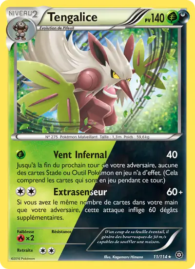 Image de la carte Pokemon Tengalice 11/114