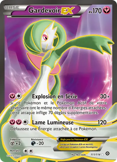 Image de la carte Pokemon Gardevoir EX 111/114