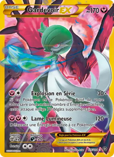Image de la carte Pokemon Gardevoir EX 116/114