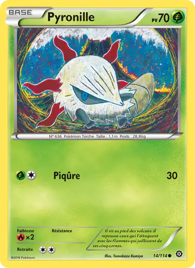 Image de la carte Pokemon Pyronille 14/114