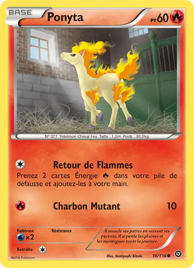 Image de la carte Pokemon Ponyta 16/114