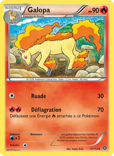 Image de la carte Pokemon Galopa 17/114