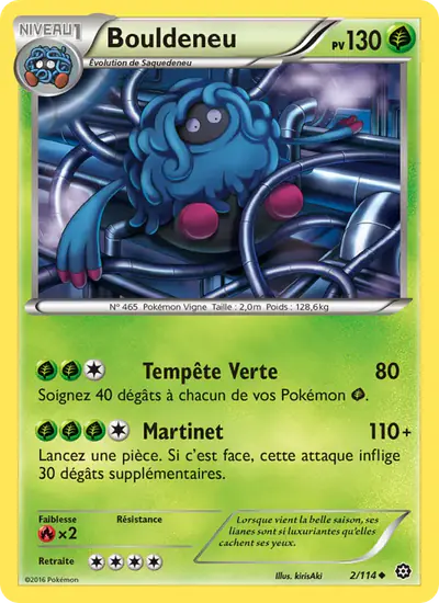 Image de la carte Pokemon Bouldeneu 2/114