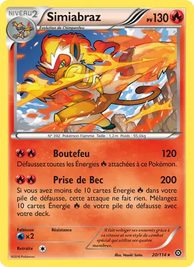 Image de la carte Pokemon Simiabraz 20/114