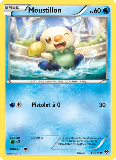 Image de la carte Pokemon Moustillon 30/114