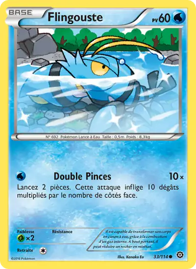 Image de la carte Pokemon Flingouste 33/114