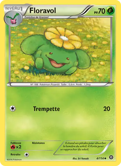 Image de la carte Pokemon Floravol 4/114