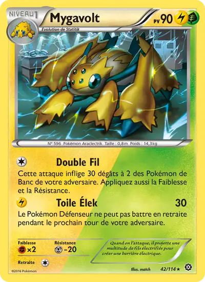Image de la carte Pokemon Mygavolt 42/114