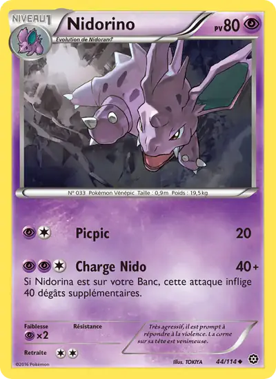 Image de la carte Pokemon Nidorino 44/114