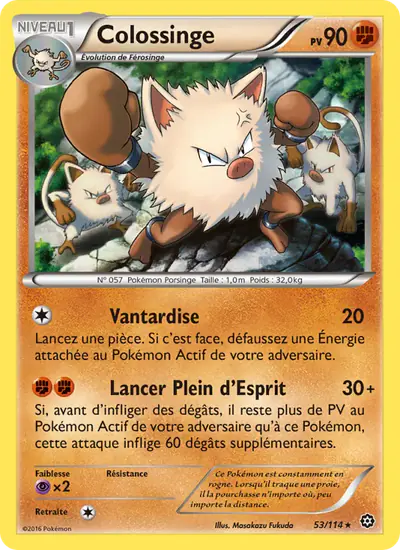 Image de la carte Pokemon Colossinge 53/114