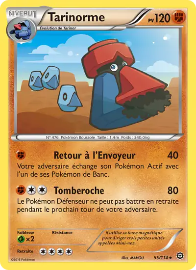 Image de la carte Pokemon Tarinorme 55/114