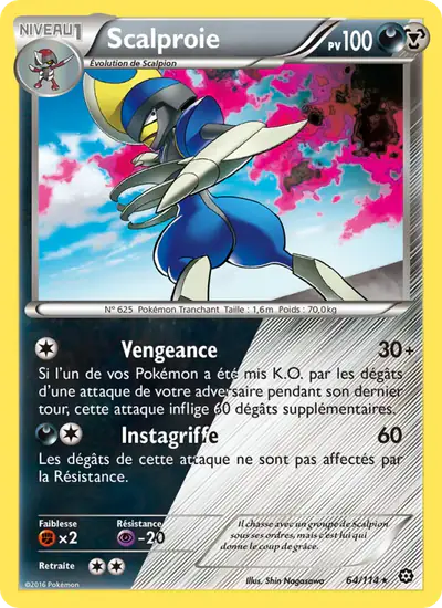 Image de la carte Pokemon Scalproie 64/114