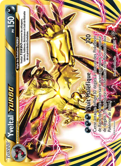 Image de la carte Pokemon Yveltal TURBO 66/114